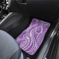 Polynesia Plumeria Lei Car Mats Periwinkle Curves Motif LT7 - Polynesian Pride