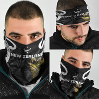 New Zealand WC2026 Black Neck Gaiter Silver Fern