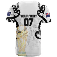 New Zealand WC2026 Custom White T Shirt Silver Fern
