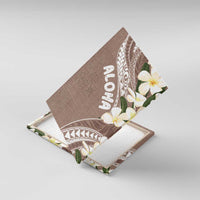 Aloha Hawaii Festive Canvas Wall Art Frangipani Lace Classic - Beige LT7 With Frame Beige - Polynesian Pride