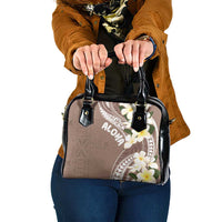 Aloha Hawaii Festive Shoulder Handbag Frangipani Lace Classic - Beige LT7 One Size Beige - Polynesian Pride