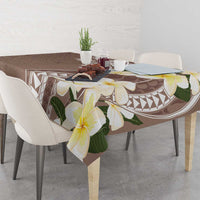 Aloha Hawaii Festive Tablecloth Frangipani Lace Classic - Beige LT7 - Polynesian Pride