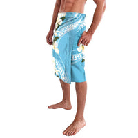 Aloha Hawaii Festive Lavalava Frangipani Lace Classic - Turquoise LT7 - Polynesian Pride