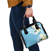 Aloha Hawaii Festive Shoulder Handbag Frangipani Lace Classic - Turquoise LT7 - Polynesian Pride