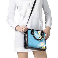 Aloha Hawaii Festive Shoulder Handbag Frangipani Lace Classic - Turquoise LT7 - Polynesian Pride
