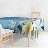 Aloha Hawaii Festive Tablecloth Frangipani Lace Classic - Turquoise LT7 - Polynesian Pride