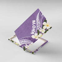 Aloha Hawaii Festive Canvas Wall Art Frangipani Lace Classic - Lavender LT7 With Frame Lavender - Polynesian Pride