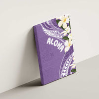 Aloha Hawaii Festive Canvas Wall Art Frangipani Lace Classic - Lavender LT7 - Polynesian Pride