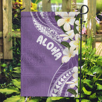 Aloha Hawaii Festive Garden Flag Frangipani Lace Classic - Lavender LT7 Garden Flag Lavender - Polynesian Pride