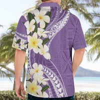 Aloha Hawaii Festive Hawaiian Shirt Frangipani Lace Classic - Lavender LT7 - Polynesian Pride