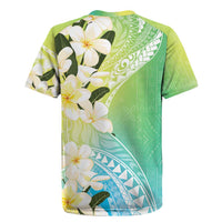 Aloha Hawaii Festive Rugby Jersey Frangipani Lace Classic - Summer Vibes LT7 - Polynesian Pride