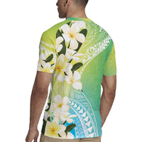 Aloha Hawaii Festive Rugby Jersey Frangipani Lace Classic - Summer Vibes LT7 - Polynesian Pride
