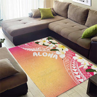 Aloha Hawaii Festive Area Rug Frangipani Lace Classic - Spring Vibes