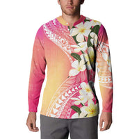 Aloha Hawaii Festive Button Sweatshirt Frangipani Lace Classic - Spring Vibes LT7 - Polynesian Pride