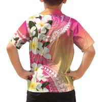 Aloha Hawaii Festive Family Matching Puletasi and Hawaiian Shirt Frangipani Lace Classic - Spring Vibes