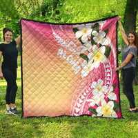 Aloha Hawaii Festive Quilt Frangipani Lace Classic - Spring Vibes
