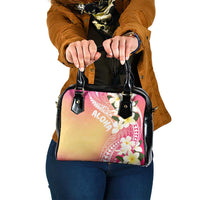 Aloha Hawaii Festive Shoulder Handbag Frangipani Lace Classic - Spring Vibes LT7 One Size Colorful - Polynesian Pride