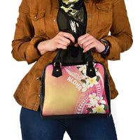 Aloha Hawaii Festive Shoulder Handbag Frangipani Lace Classic - Spring Vibes LT7 - Polynesian Pride