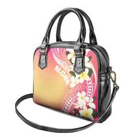 Aloha Hawaii Festive Shoulder Handbag Frangipani Lace Classic - Spring Vibes LT7 - Polynesian Pride