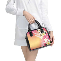 Aloha Hawaii Festive Shoulder Handbag Frangipani Lace Classic - Spring Vibes LT7 - Polynesian Pride