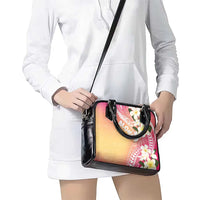 Aloha Hawaii Festive Shoulder Handbag Frangipani Lace Classic - Spring Vibes LT7 - Polynesian Pride