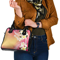 Aloha Hawaii Festive Shoulder Handbag Frangipani Lace Classic - Spring Vibes LT7 - Polynesian Pride