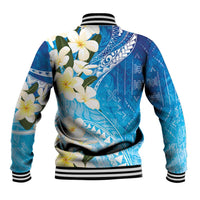 Aloha Hawaii Festive Baseball Jacket Frangipani Lace Classic - Oceanic LT7 - Polynesian Pride