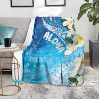 Aloha Hawaii Festive Blanket Frangipani Lace Classic - Oceanic LT7 - Polynesian Pride