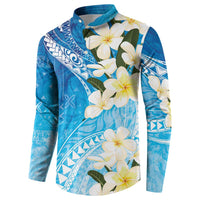 Aloha Hawaii Festive Button Sweatshirt Frangipani Lace Classic - Oceanic LT7 - Polynesian Pride