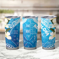 Aloha Hawaii Festive Tumbler Cup Frangipani Lace Classic - Oceanic