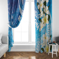Aloha Hawaii Festive Window Curtain Frangipani Lace Classic - Oceanic LT7 - Polynesian Pride