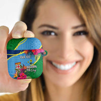 Personalized Malampa Fiji Day Together We Grow AirPods Case Special Tapa Mix LT7 - Polynesian Pride