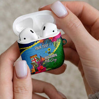 Personalized Malampa Fiji Day Together We Grow AirPods Case Special Tapa Mix LT7 - Polynesian Pride