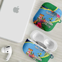 Personalized Malampa Fiji Day Together We Grow AirPods Case Special Tapa Mix LT7 - Polynesian Pride