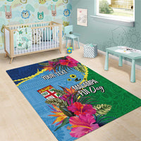 Personalized Malampa Fiji Day Together We Grow Area Rug Special Tapa Mix - Polynesian Pride