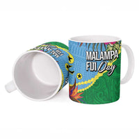 Personalized Malampa Fiji Day Together We Grow Ceramic Mug Special Tapa Mix - Polynesian Pride
