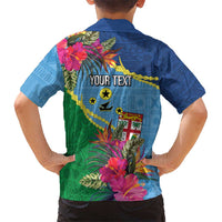Personalized Malampa Fiji Day Together We Grow Kid Hawaiian Shirt Special Tapa Mix - Polynesian Pride
