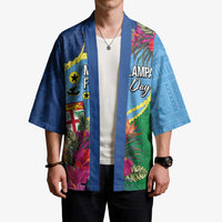 Personalized Malampa Fiji Day Together We Grow Kimono Special Tapa Mix - Polynesian Pride