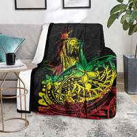 Personalised Reggae Jawaiian Festive Blanket Mix Polynesian LT7 - Polynesian Pride
