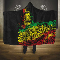 Personalised Reggae Jawaiian Festive Hooded Blanket Mix Polynesian LT7 - Polynesian Pride