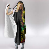 Personalised Reggae Jawaiian Festive Hooded Blanket Mix Polynesian LT7 - Polynesian Pride