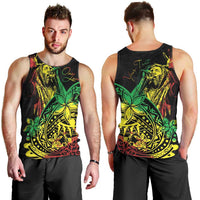 Personalised Reggae Jawaiian Festive Men Tank Top Mix Polynesian LT7 - Polynesian Pride