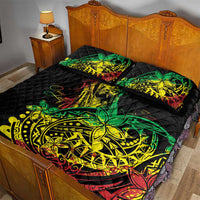 Personalised Reggae Jawaiian Festive Quilt Bed Set Mix Polynesian LT7 - Polynesian Pride