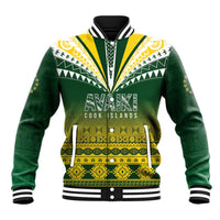 Cook Islands Rugby Custom Baseball Jacket Kuki Avaiki - Polynesian Pride
