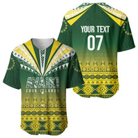 Cook Islands Rugby Custom Baseball Jersey Kuki Avaiki LT7 - Polynesian Pride
