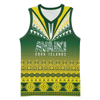 Cook Islands Rugby Custom Basketball Jersey Kuki Avaiki - Polynesian Pride