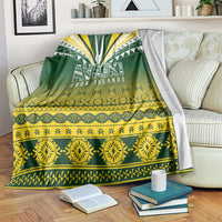 Cook Islands Rugby Blanket Kuki Avaiki - Polynesian Pride