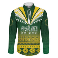 Cook Islands Rugby Custom Family Matching Off Shoulder Maxi Dress and Hawaiian Shirt Kuki Avaiki - Polynesian Pride