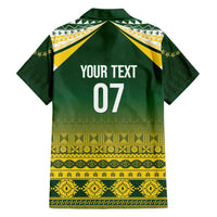 Cook Islands Rugby Custom Family Matching Tank Maxi Dress and Hawaiian Shirt Kuki Avaiki - Polynesian Pride