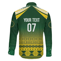 Cook Islands Rugby Custom Family Matching Tank Maxi Dress and Hawaiian Shirt Kuki Avaiki - Polynesian Pride